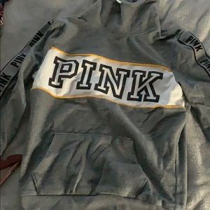 PINK Gray Sweatshirt